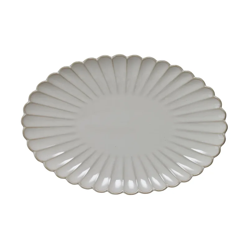 Camille Servierteller 30,5x21 cm Off White by Lene Bjerre – product photo