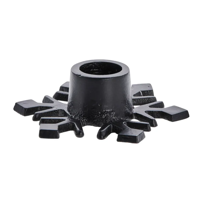 Caville Kerzenhalter Schneeflocke 9,5cm Black de Lene Bjerre – photo du produit