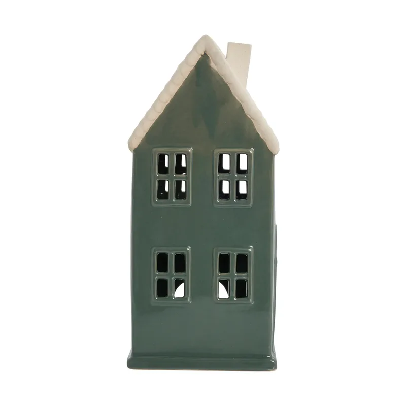 Hollia Dekohaus 29cm Dark green de Lene Bjerre – photo du produit