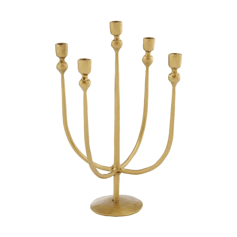 Imelia Kerzenhalter Goldfarben, 16x16x24,5 cm by Lene Bjerre – product photo