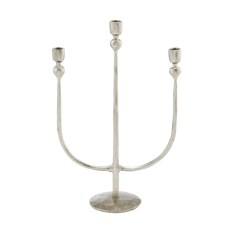 Imelia Kerzenhalter Silberfarben, 16x7x24,5 cm de Lene Bjerre – photo du produit