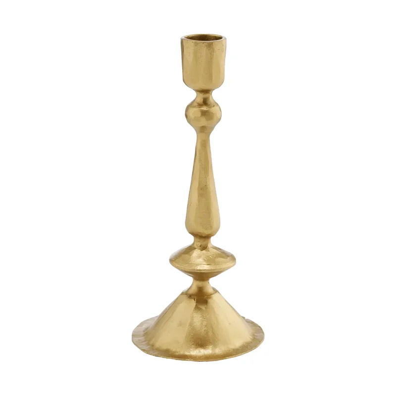 Inine Kerzenhalter Goldfarben, 8x8x20 cm van Lene Bjerre – productfoto