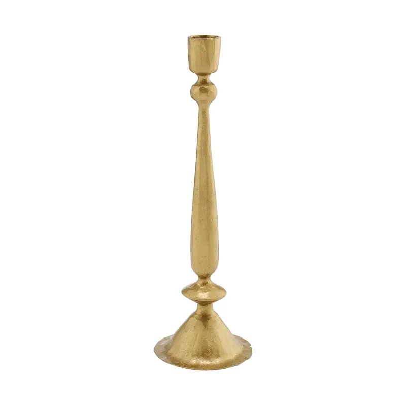 Inine Kerzenhalter Goldfarben, 9x9x29 cm van Lene Bjerre – productfoto