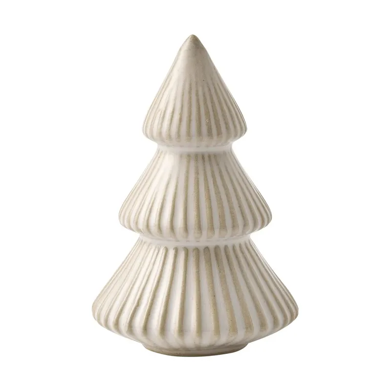 Mythel tree Dekorationsdetail Weiß, Ø6,5xH9,8 cm de Lene Bjerre – photo du produit