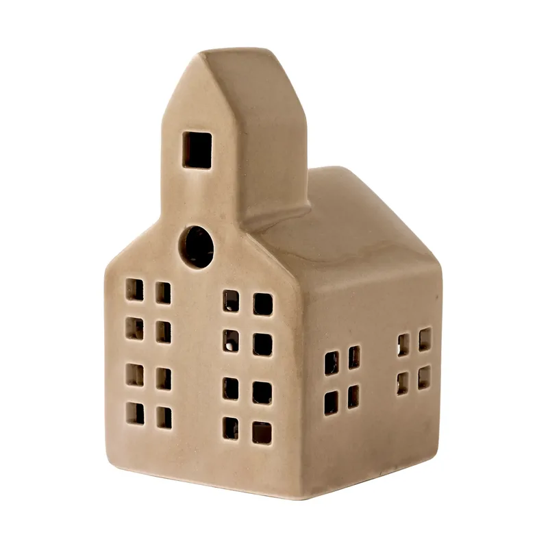 Mythel Windlicht Beige, 8,7x8,5x14,2 cm de Lene Bjerre – photo du produit