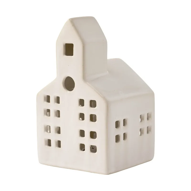 Mythel Windlicht Weiß, 8,7x8,5x14,2 cm de Lene Bjerre – photo du produit