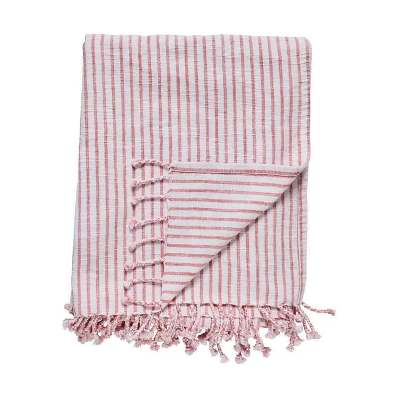 Olivia Decke 130x170 cm Off White-Dark Coral by Lene Bjerre – product photo