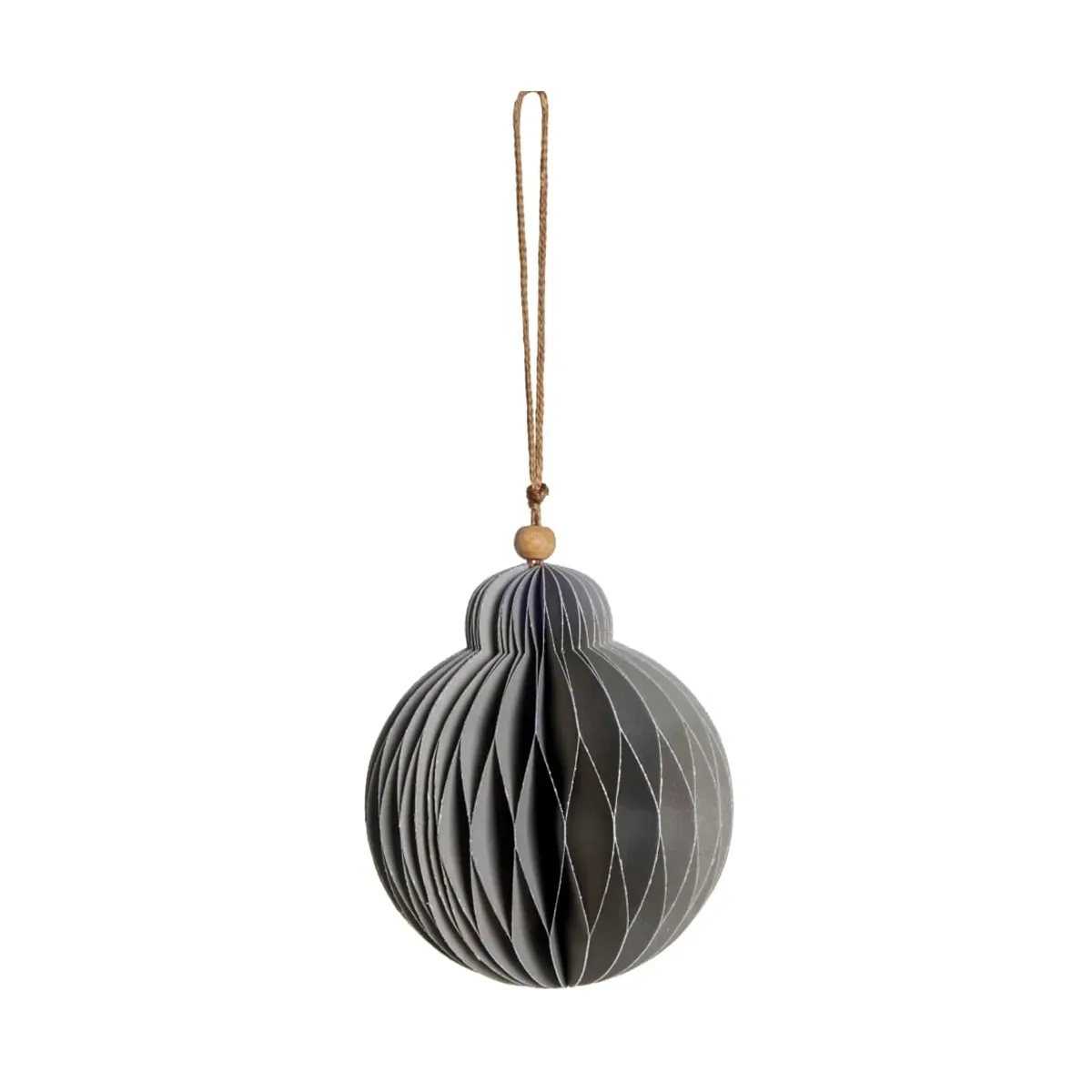 Paline Dekorationsanhänger Ø10 cm Light grey-silver från Lene Bjerre – produktbild
