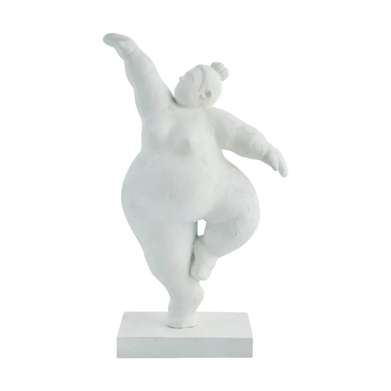 Serafina Dekoration Frau auf Zehenspitzen 28,8 cm White by Lene Bjerre – product photo