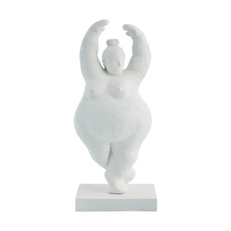 Serafina Dekoration Frau Pirouette 28 cm White by Lene Bjerre – product photo