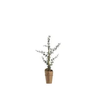 Winterliche Kunstpflanze Zeder PINEA mit LED, Lene Bjerre, Höhe 60 cm by Lene Bjerre in Green – product photo 1 of 4