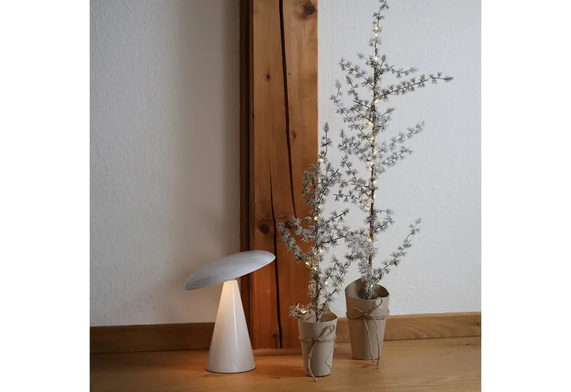 Winterliche Kunstpflanze Zeder PINEA mit LED, Lene Bjerre, Höhe 60 cm by Lene Bjerre in Green – product photo 3 of 4