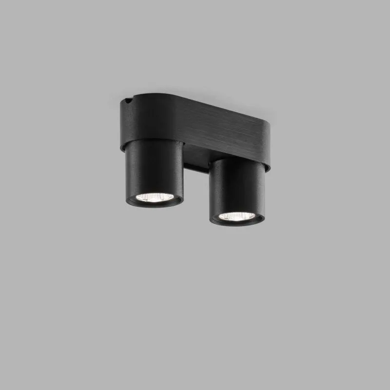 Aura C2 Plafondlamp 2700/3000K Carbon Black van LIGHT-POINT – productfoto