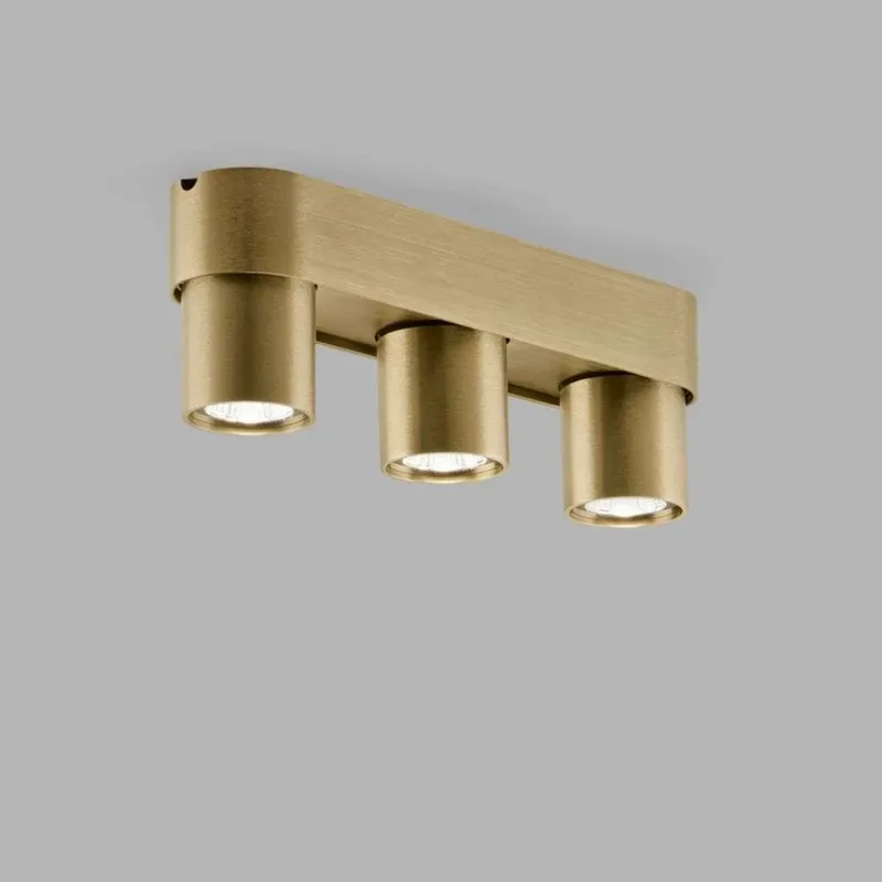 Aura C3 Plafondlamp 2700/3000K Brass fra LIGHT-POINT – produktbillede