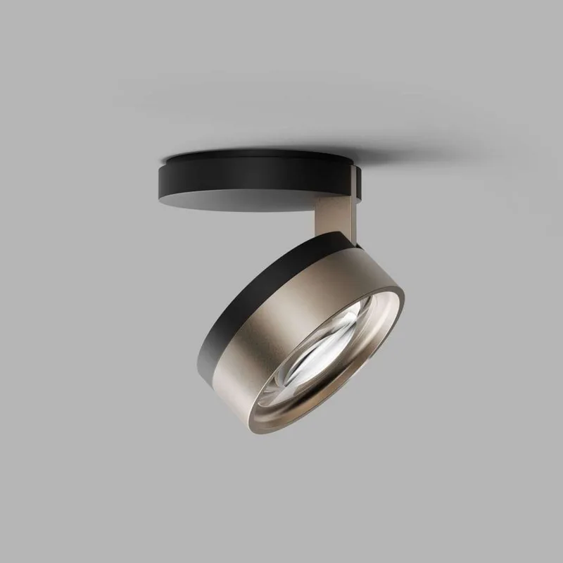 Blade C1+ Slim plafondspot, goud/zwart by LIGHT-POINT – product photo