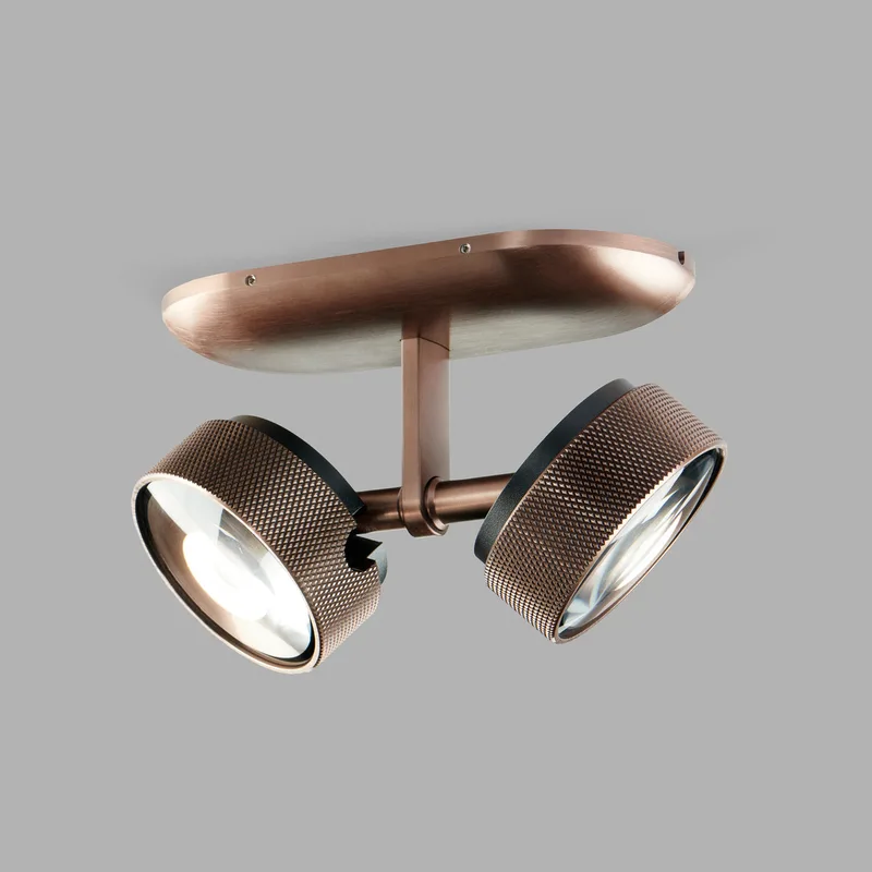 Cosmo C2 LED plafondspot, roségoud, CCT, 2-lamps von LIGHT-POINT – Produktfoto