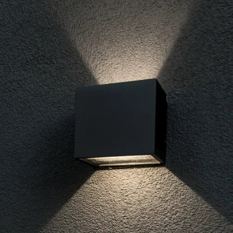 Cube LED-buiten-downlight zwart IP54 15 cm aluminium by LIGHT-POINT – product photo
