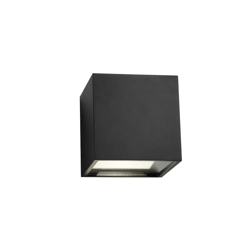 Cube XL Up/Down Wandleuchte Black by LIGHT-POINT – product photo