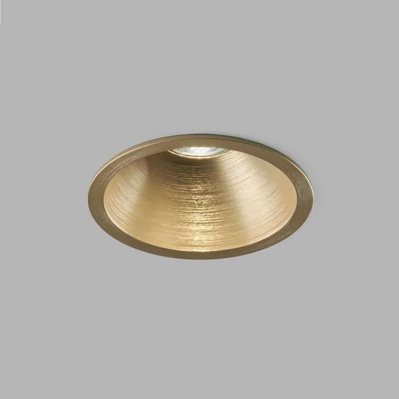 Curve II Einbauspots Ø90 IP54 2700/3000K Brass von LIGHT-POINT – Produktfoto