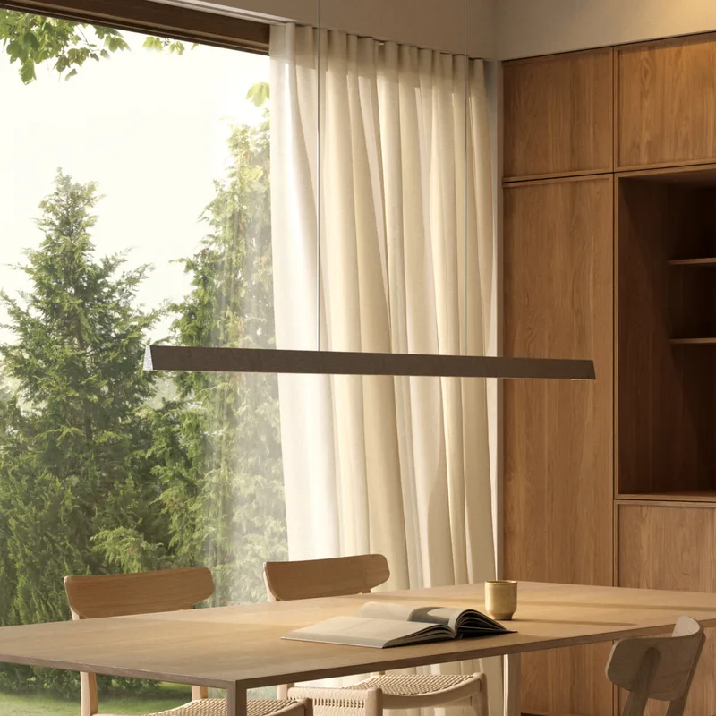 Edge Linear S1500 LED hanglamp titaniumgrijs CCT von LIGHT-POINT – Produktfoto