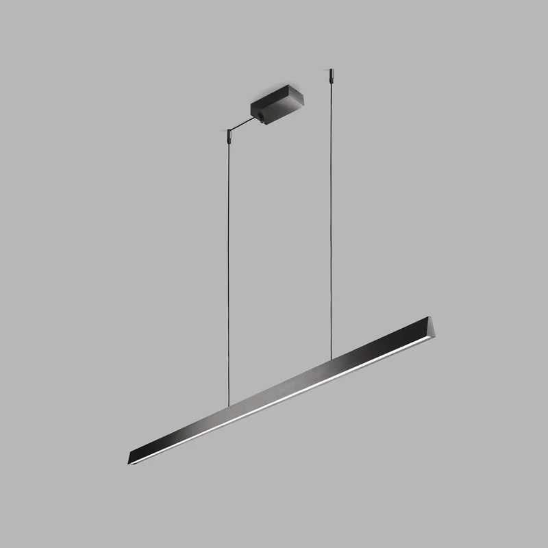 Edge Linear S1500 LED hanglamp, zwart, CCT de LIGHT-POINT – photo du produit
