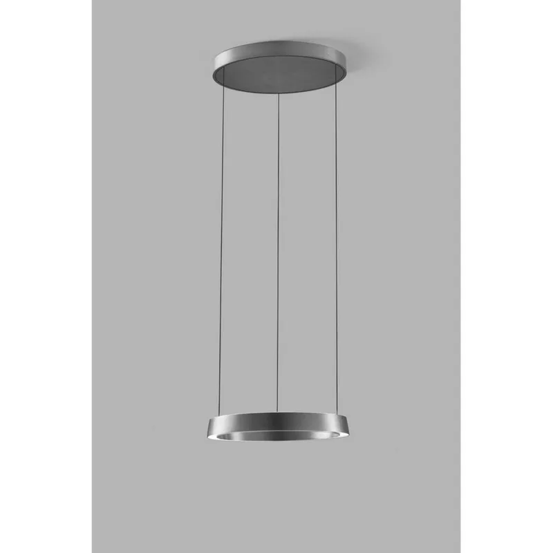Edge Round Hanglamp Ø500 Titanium von LIGHT-POINT – Produktfoto