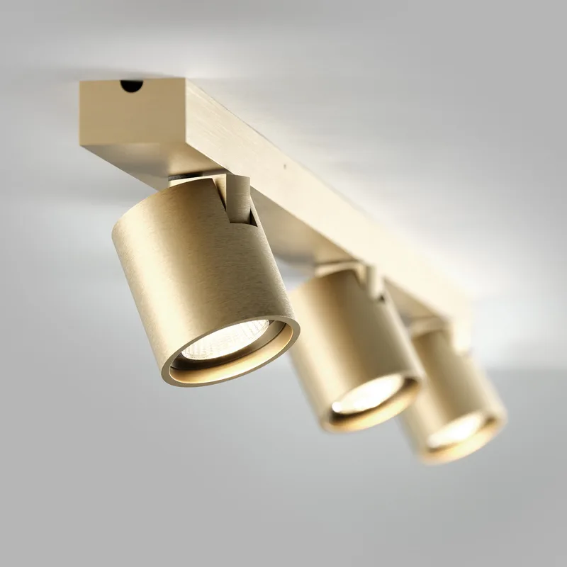 Focus L900 LED-spot messing, 90 cm, CCT, 3-lamps von LIGHT-POINT – Produktfoto