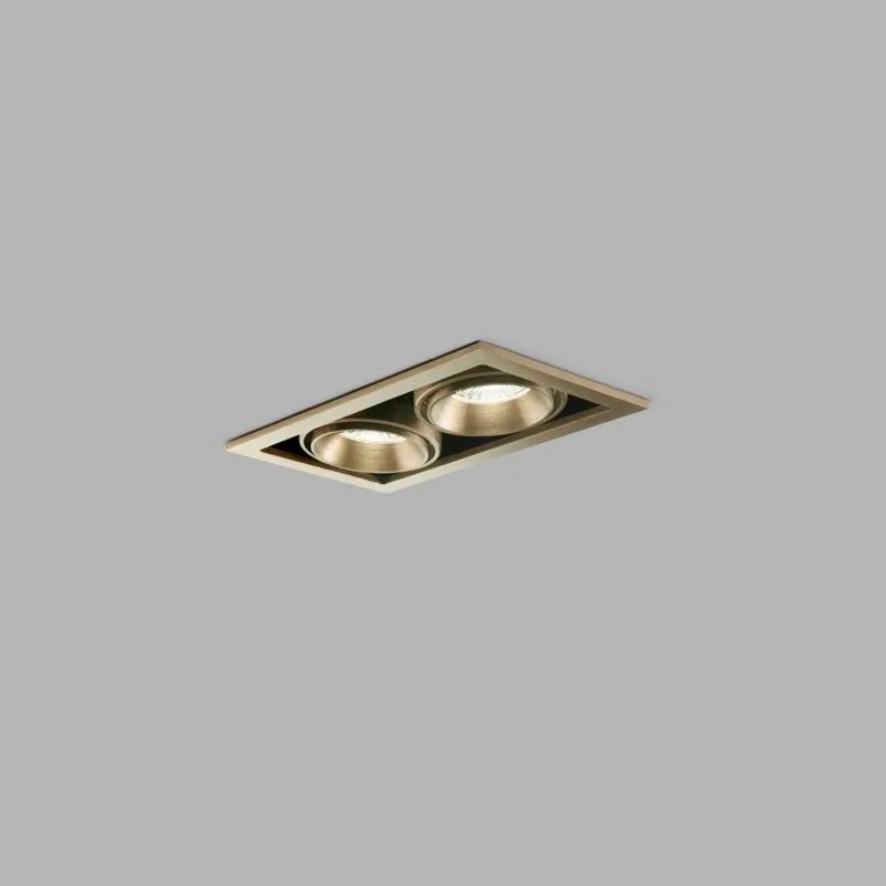 Ghost 2 Einbauspots 2x6W 2700/3000K Brass by LIGHT-POINT – product photo