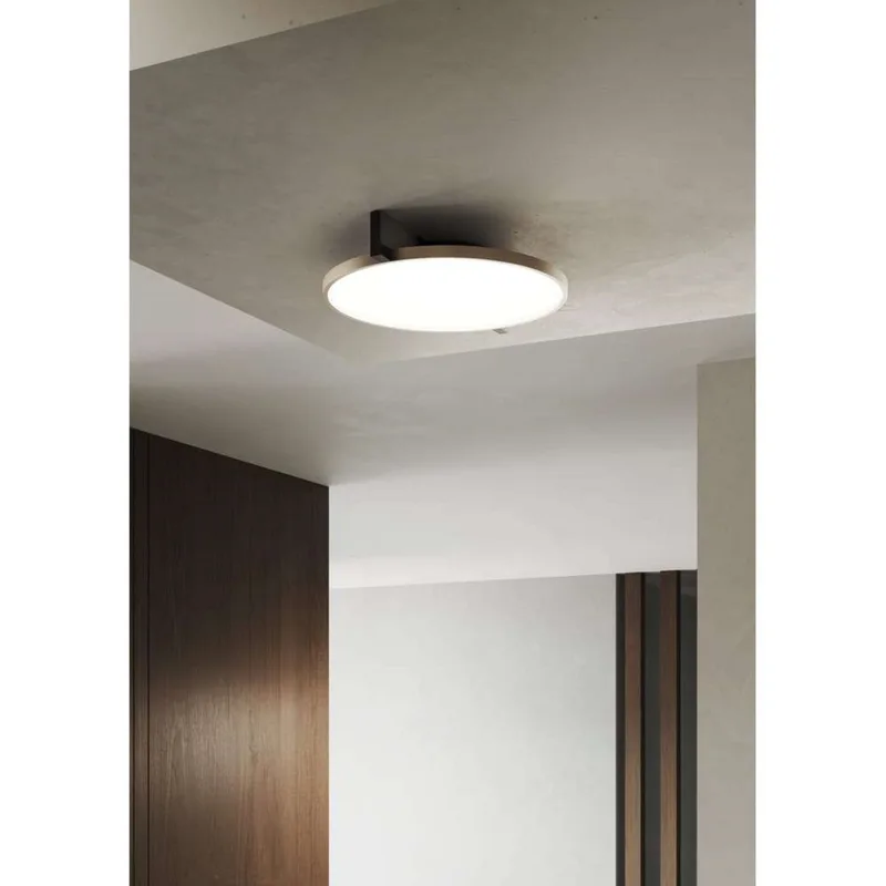 Inlay Round C2 Deckenleuchte, schwarz/gold von LIGHT-POINT – Produktfoto