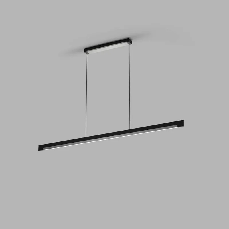 Inlay S1400 Linear Hängelampe, schwarz/silber von LIGHT-POINT – Produktfoto
