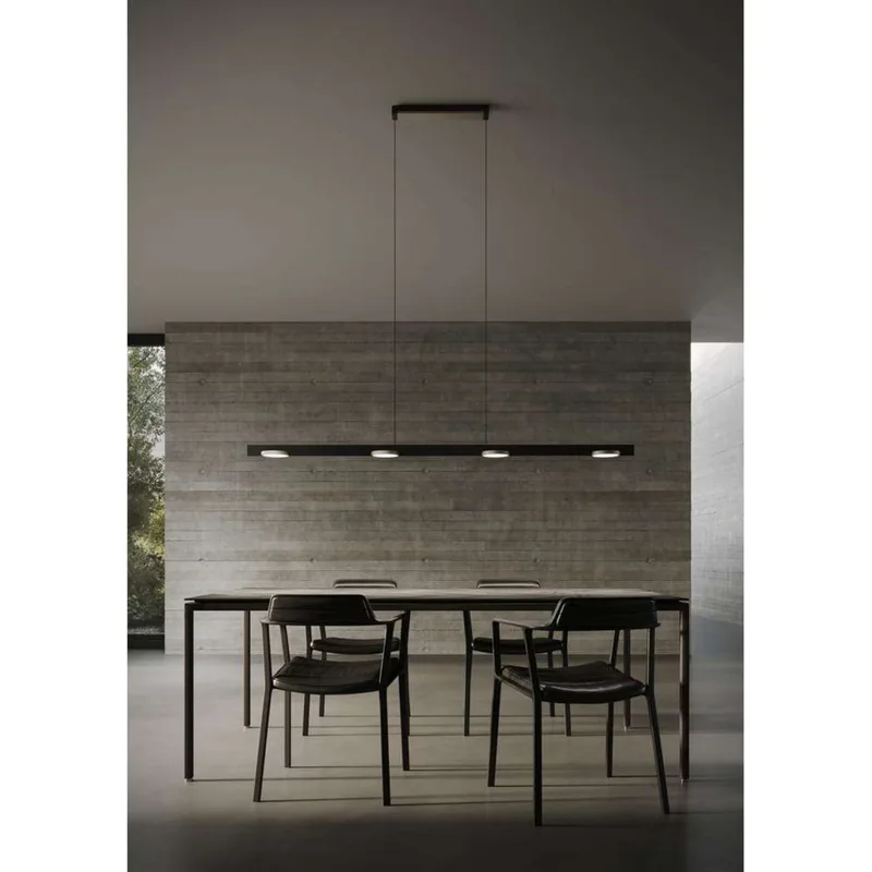 Inlay S1800 Linear hanglamp CCT zwart/goud by LIGHT-POINT – product photo