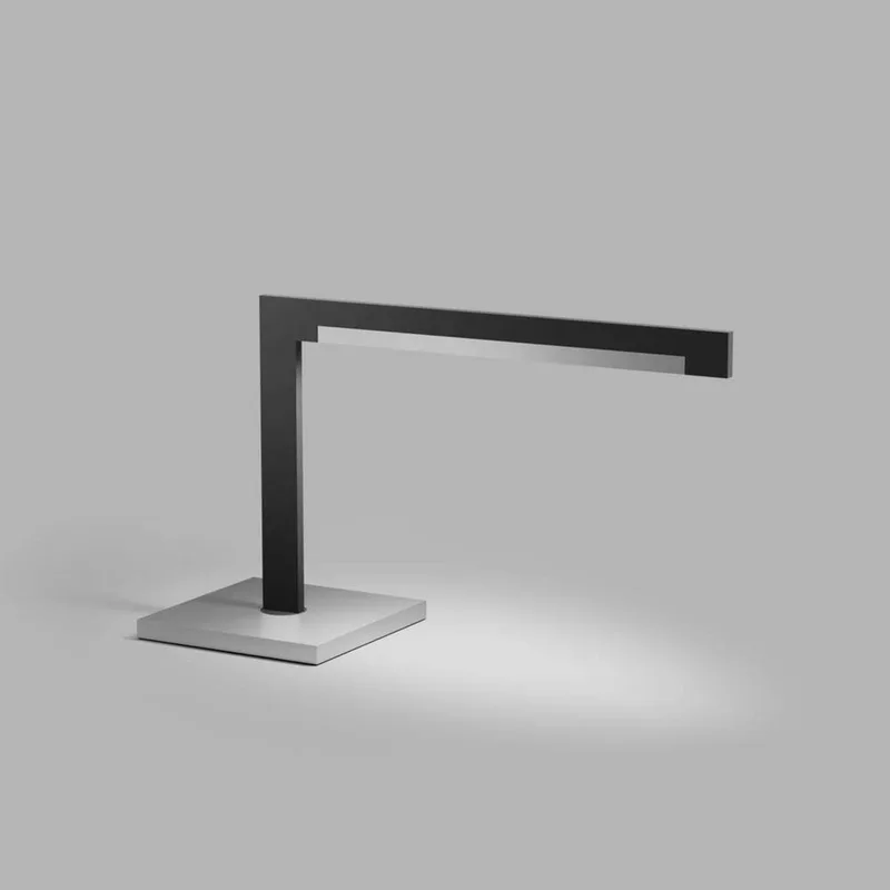 Inlay T2 Linear tafellamp, zwart/zilver by LIGHT-POINT – product photo