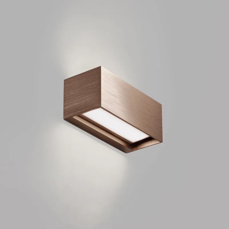 Linea W1 LED wandlamp roségoud 15 cm CCT, IP54 von LIGHT-POINT – Produktfoto