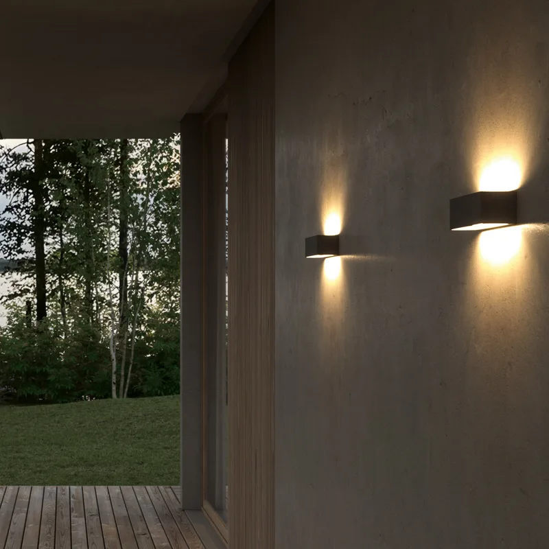 Linea W2 LED wandlamp zwart 30 cm, CCT, IP54 von LIGHT-POINT – Produktfoto