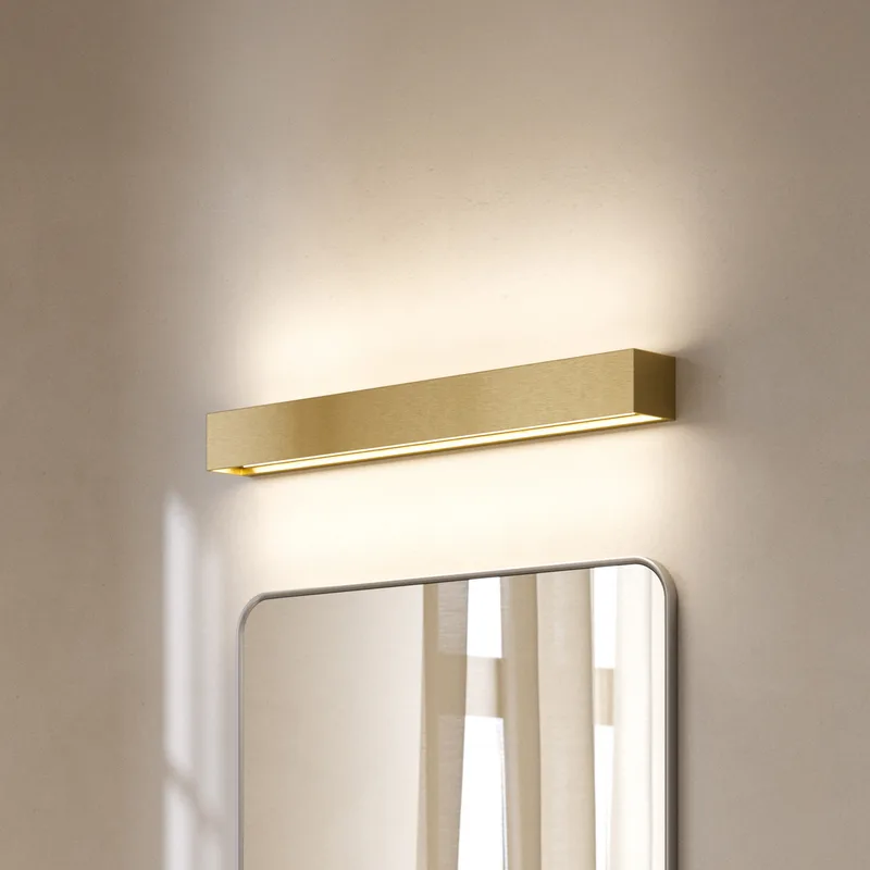 Linea W3 LED wandlamp messing 60 cm, CCT, IP20 by LIGHT-POINT – product photo