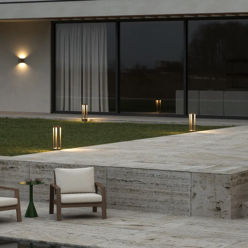 Mirage LED tuinpadverlichting roestkleurig 48 cm CCT, IP54 by LIGHT-POINT – product photo