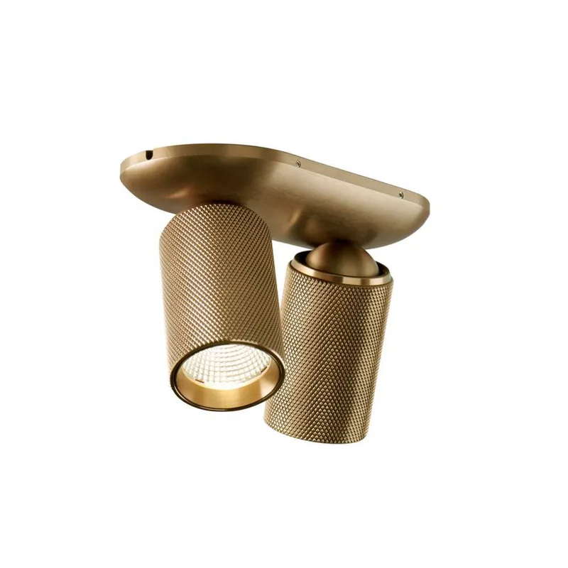 Raw 2 Plafondlamp 2700/3000K Brass von LIGHT-POINT – Produktfoto
