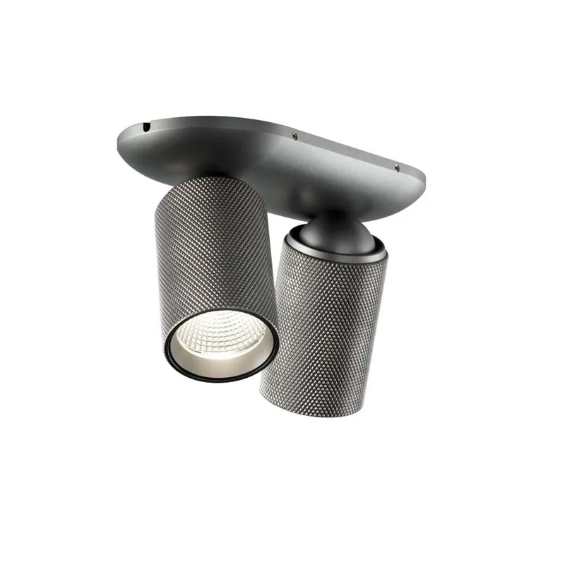 Raw 2 Plafondlamp 3000K Titanium von LIGHT-POINT – Produktfoto