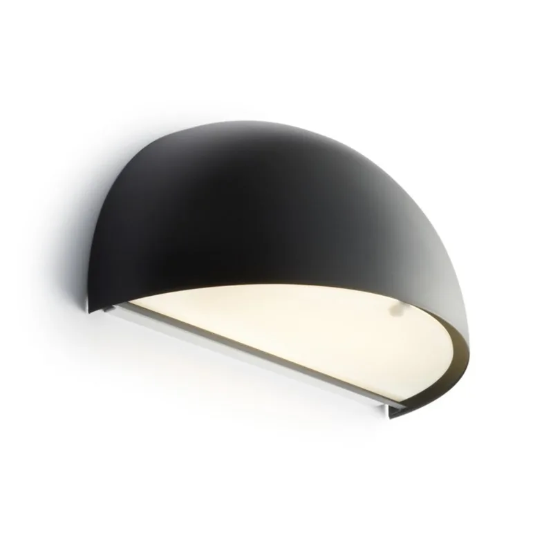 Rørhat LED Buiten Wandlamp 105W Zwart de LIGHT-POINT – photo du produit
