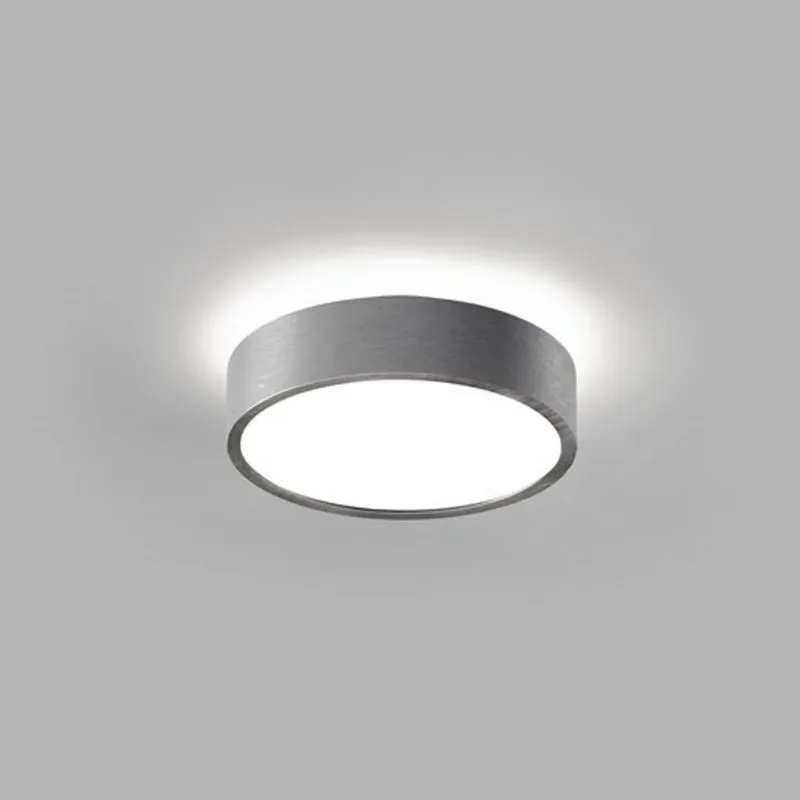Shadow 2 plafondlamp, IP54, 6,5 cm, zilver von LIGHT-POINT – Produktfoto