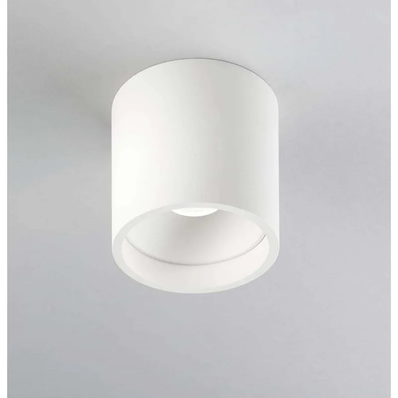 Solo 2 Round Plafondlamp 10W 3000K Wit de LIGHT-POINT – photo du produit