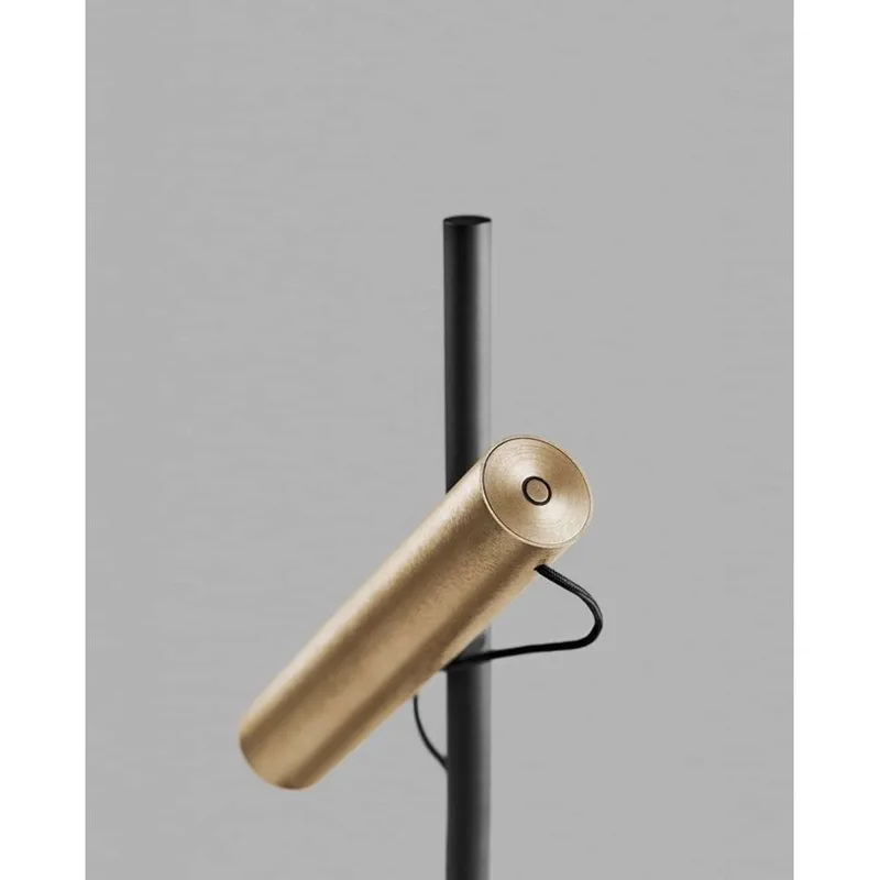 Spirit F1 Vloerlamp Dim. Messing /Zwart van LIGHT-POINT – productfoto