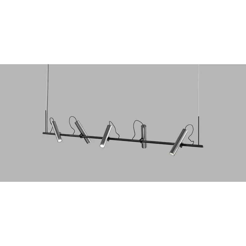 Spirit S2000 hanglamp, titaniumkleurig, 200 cm von LIGHT-POINT – Produktfoto