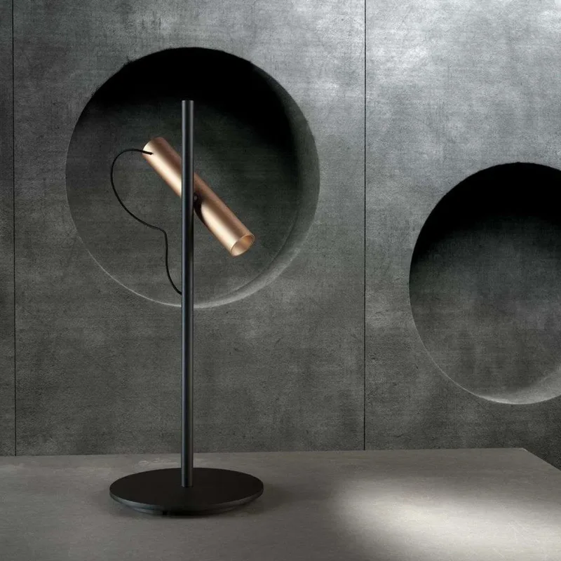 Spirit T1 Tafellamp Dim Rose Goud/Zwart by LIGHT-POINT – product photo
