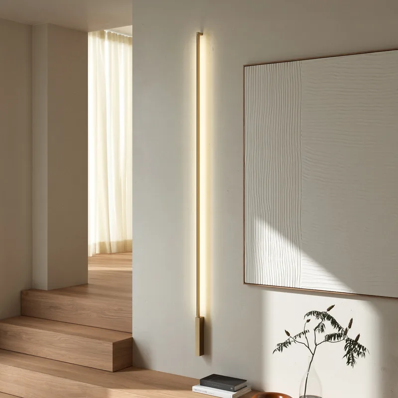 Stripe C/W LED-lichtbalk, messing, 200 cm, CCT von LIGHT-POINT – Produktfoto