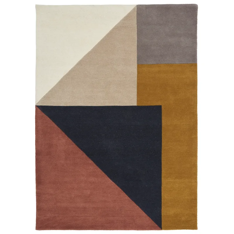 Arguto Baumwollteppich 140 x 200cm Multi by Linie Design – product photo
