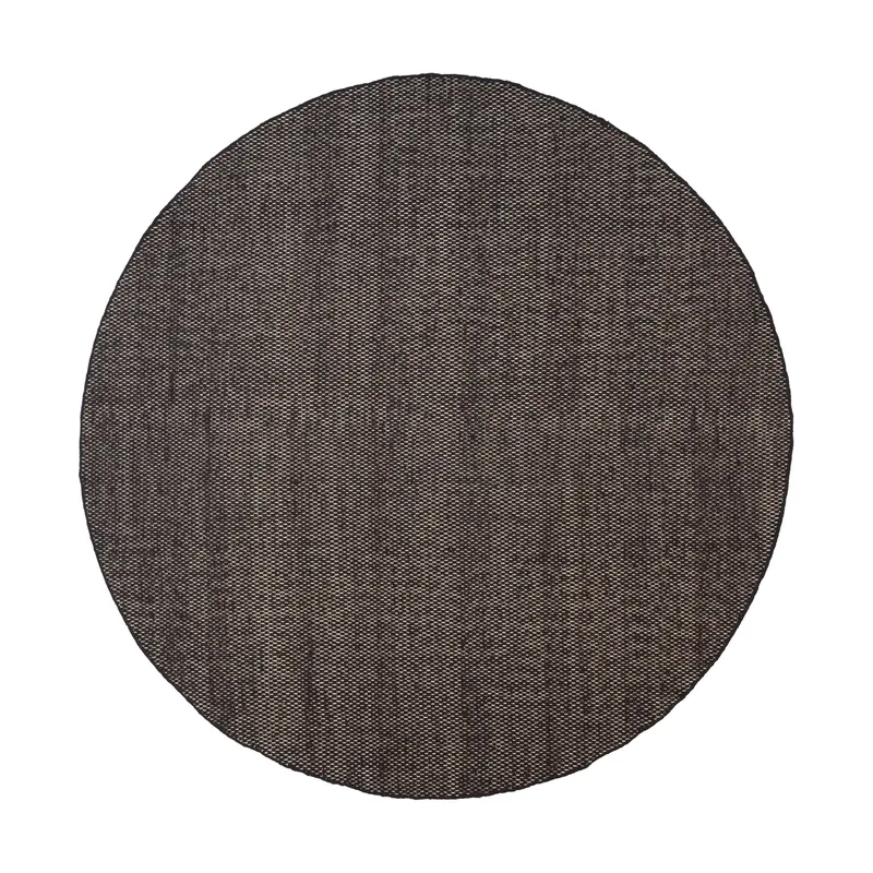 Asko runder Teppich Schwarz, Ø240 cm by Linie Design – product photo