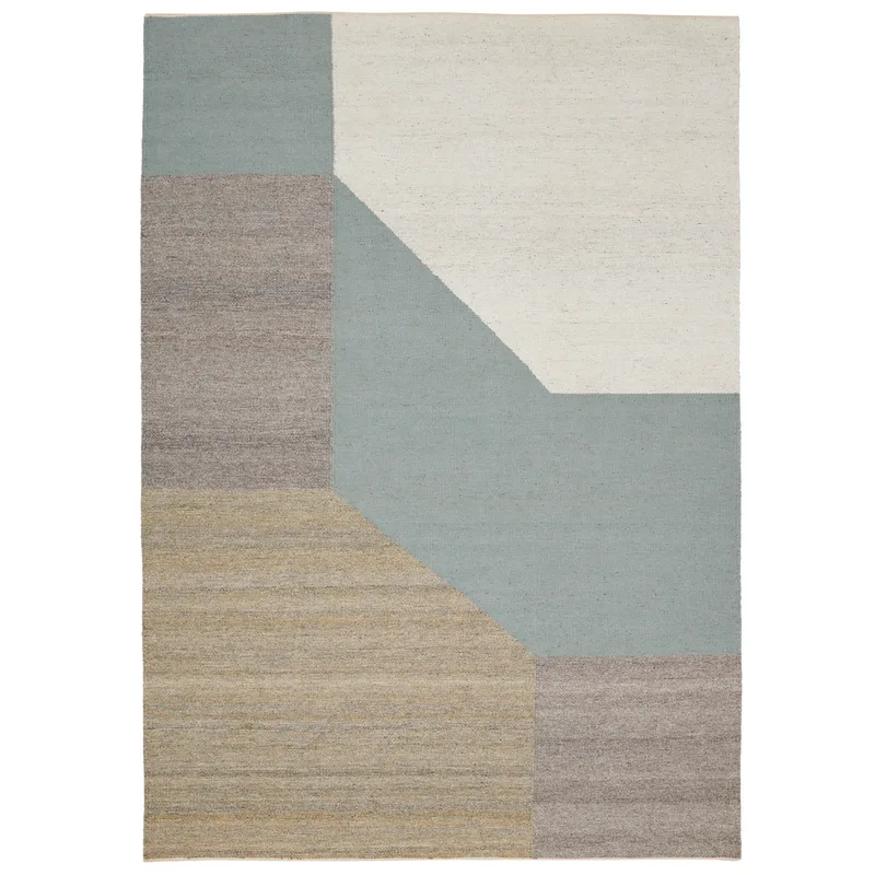 Blocchi Teppich 200 x 300cm Aqua från Linie Design – produktbild