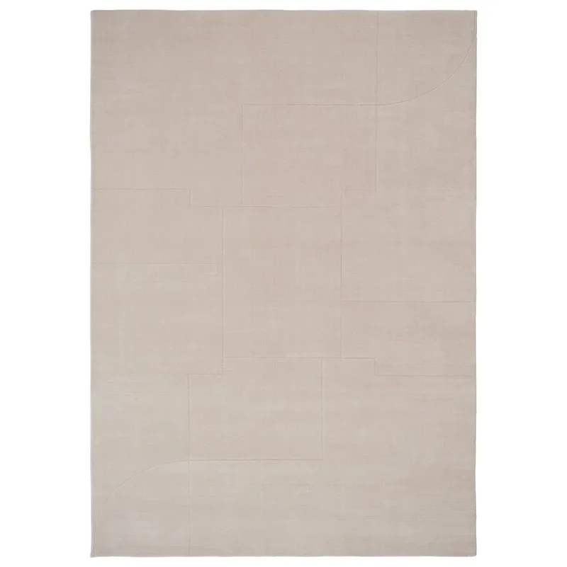Geometric Maze Beige 200x300 teppich von Linie Design – Produktfoto