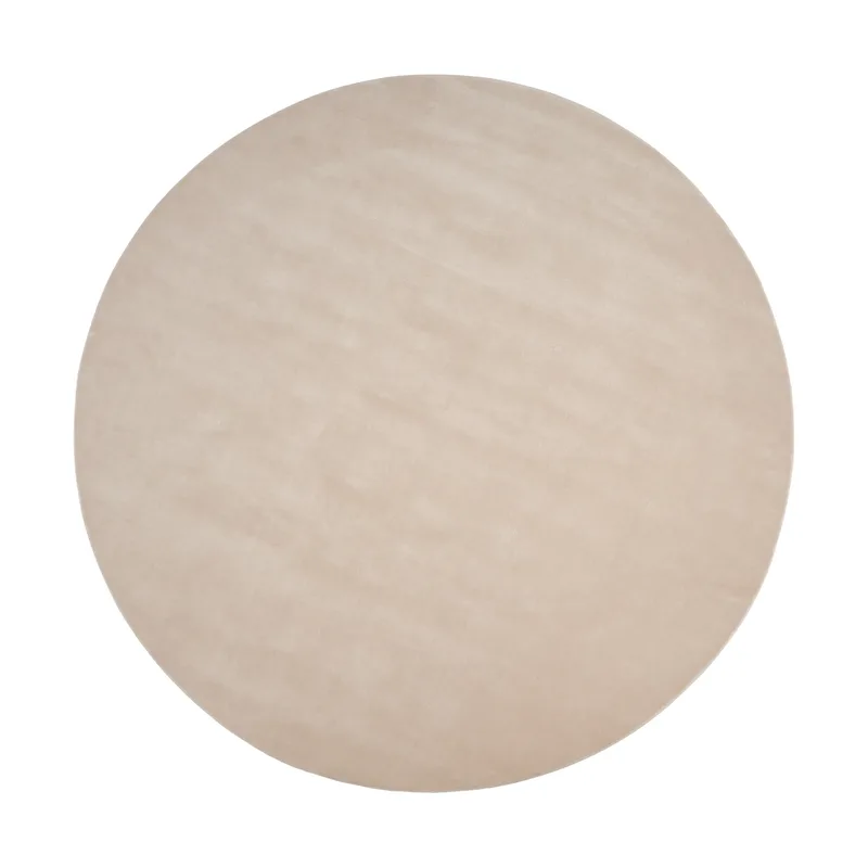 Halo Cloud Wollteppich rund Beige, Ø300 cm by Linie Design – product photo